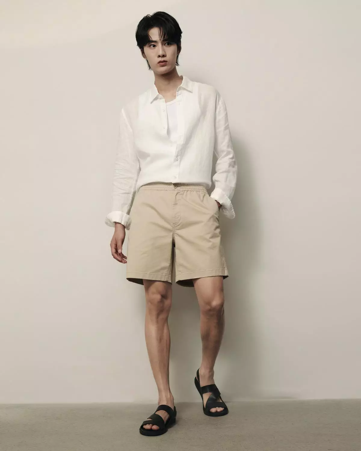 Giordano Men's (Online Exclusive) Korea  Cotton Shorts 0110553207