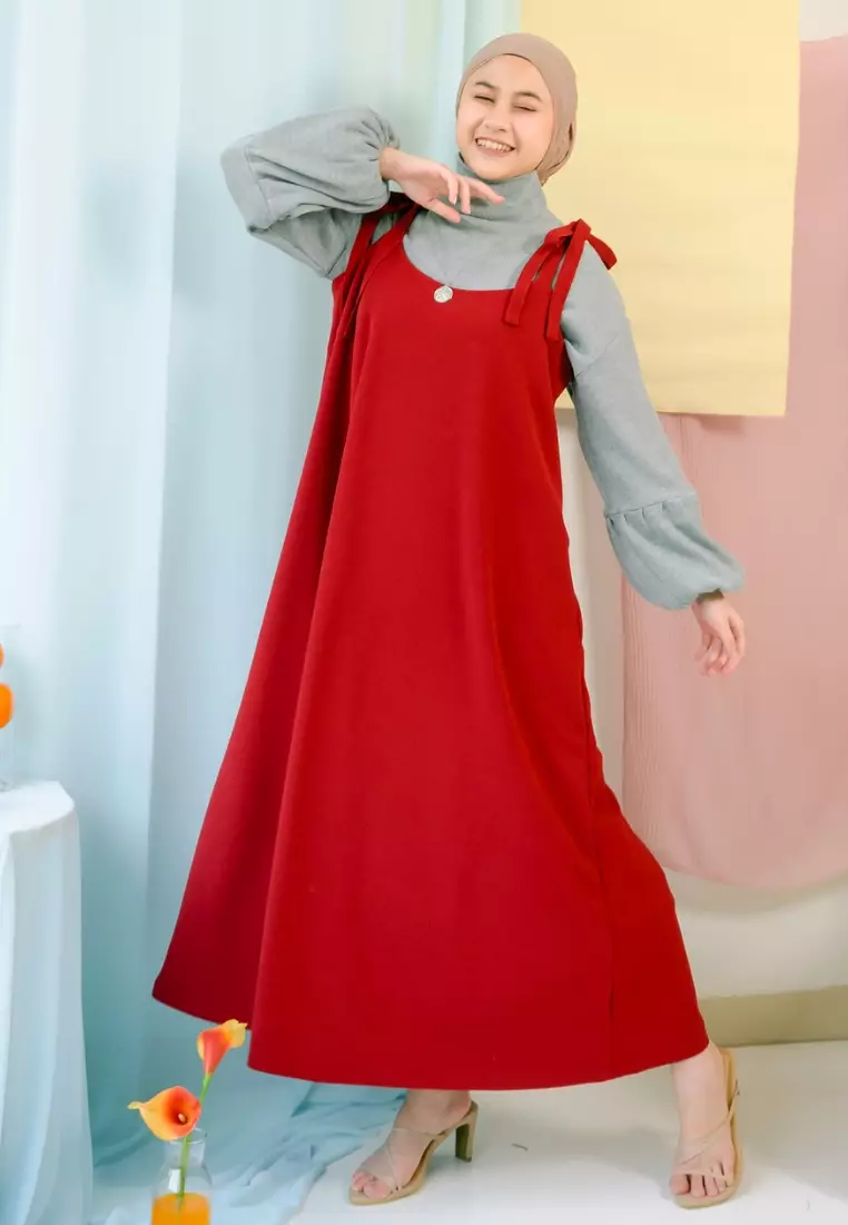 Disa Overall Light Maroon