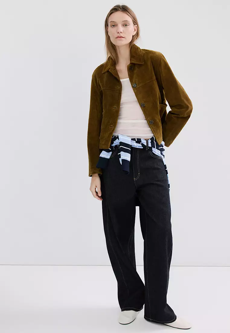 Low-Rise Balloon Jeans
