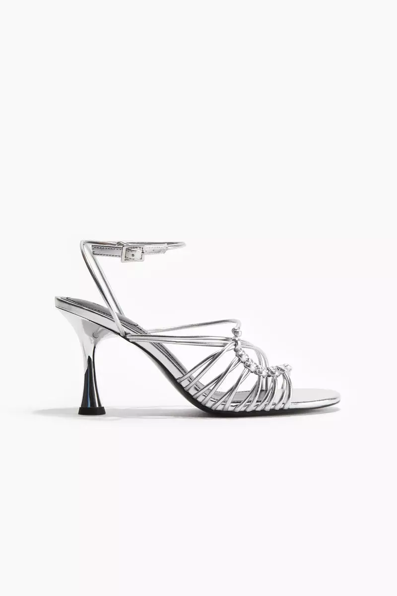 Heeled strappy sandals