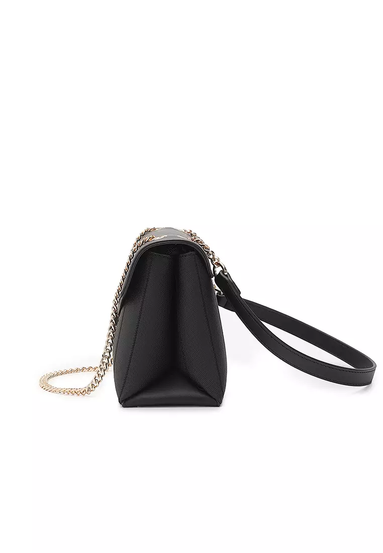 Women's Top Handle Bag / Sling Bag / Crossbody Bag - Black