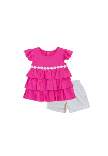 Jual Torio Baju Anak Perempuan Torio Basic Gorgeous Purple Dress Set Original Zalora Indonesia