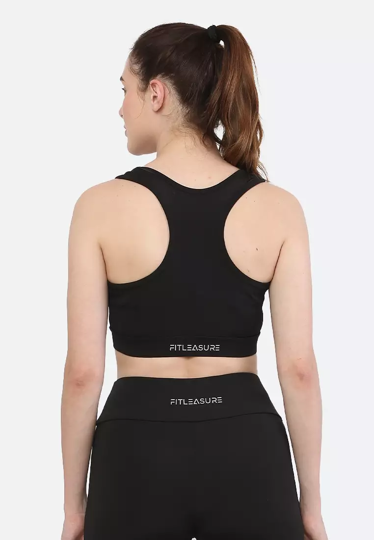 Black Basic Essential Coord Workout/Running Sports Bra
