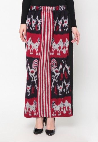 Jual Silmaa Silmaa Rok Tenun  Corak Kera Original ZALORA 