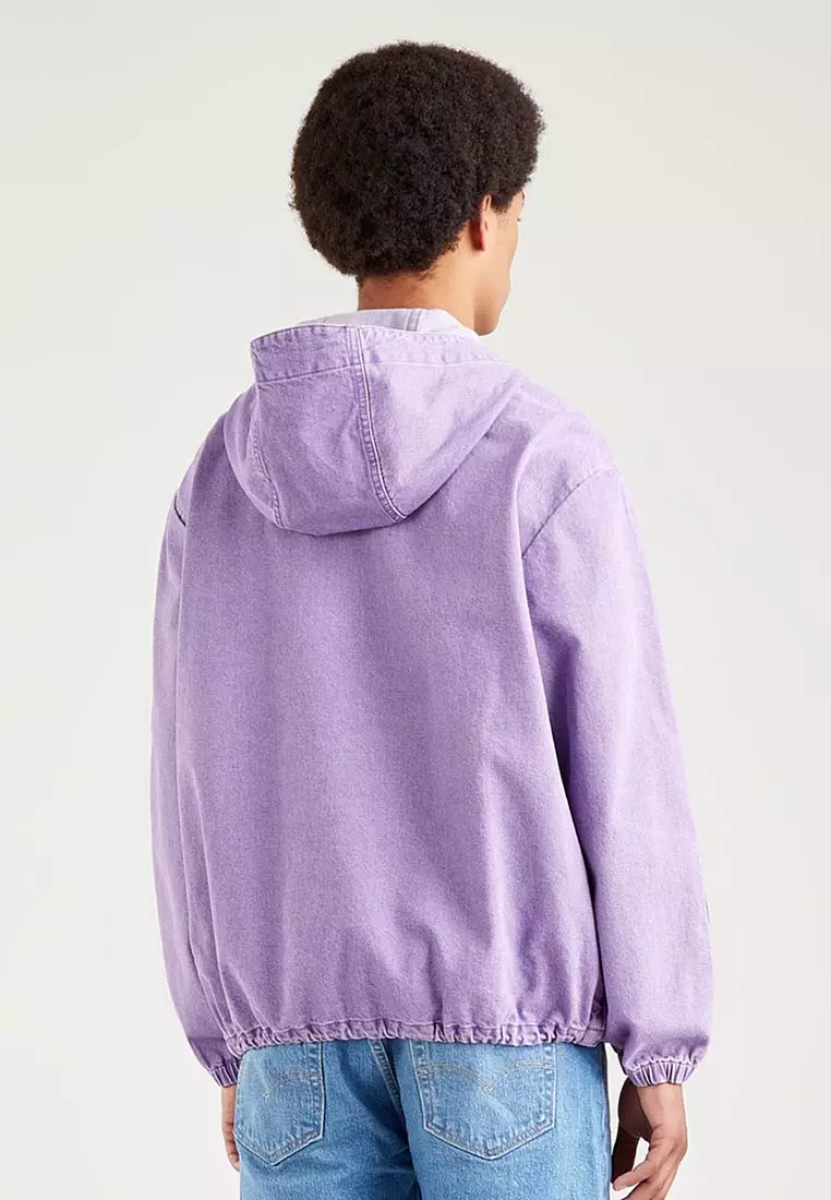 Levi's® 男士 Euclid Anorak 半開式風衣外套