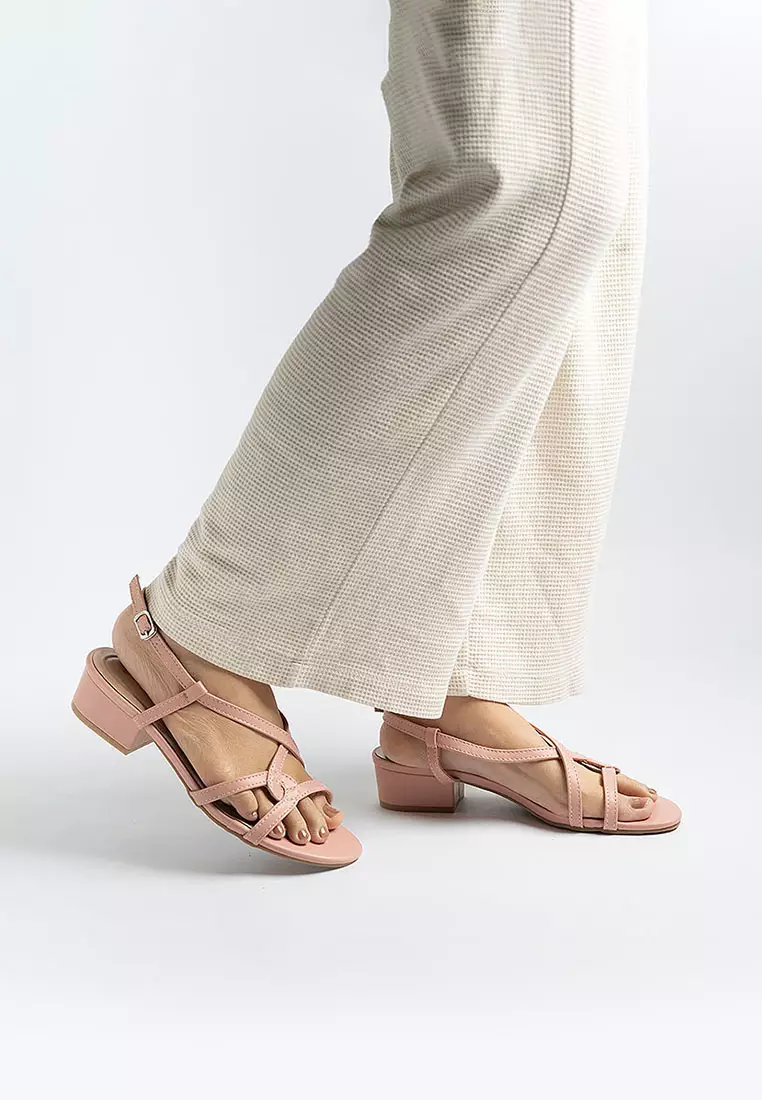 Penny Woven Low Heels