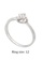 LITZ white LITZ 750 (18K) White Gold Diamond Ring 钻石戒指 DR56 F8136AC4D4A6E6GS_4