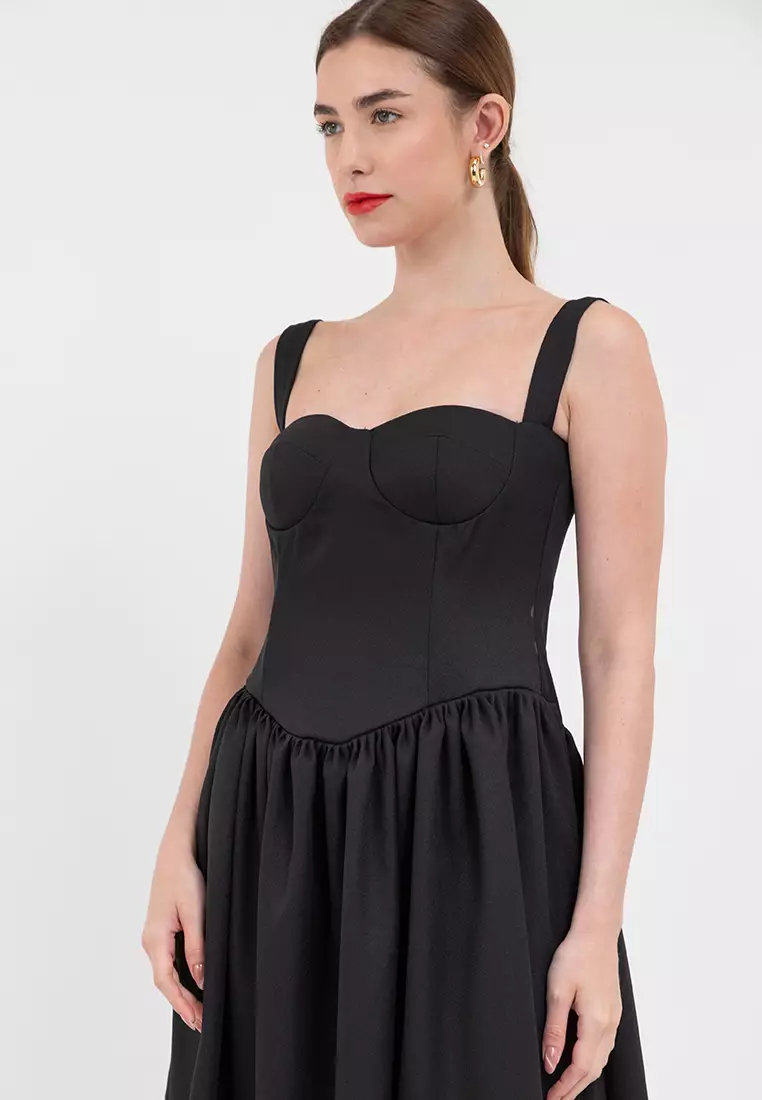 Pepper Bustier Midi Dress