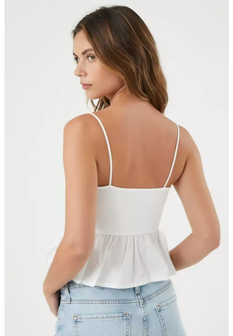White peplum top forever 21 new arrivals