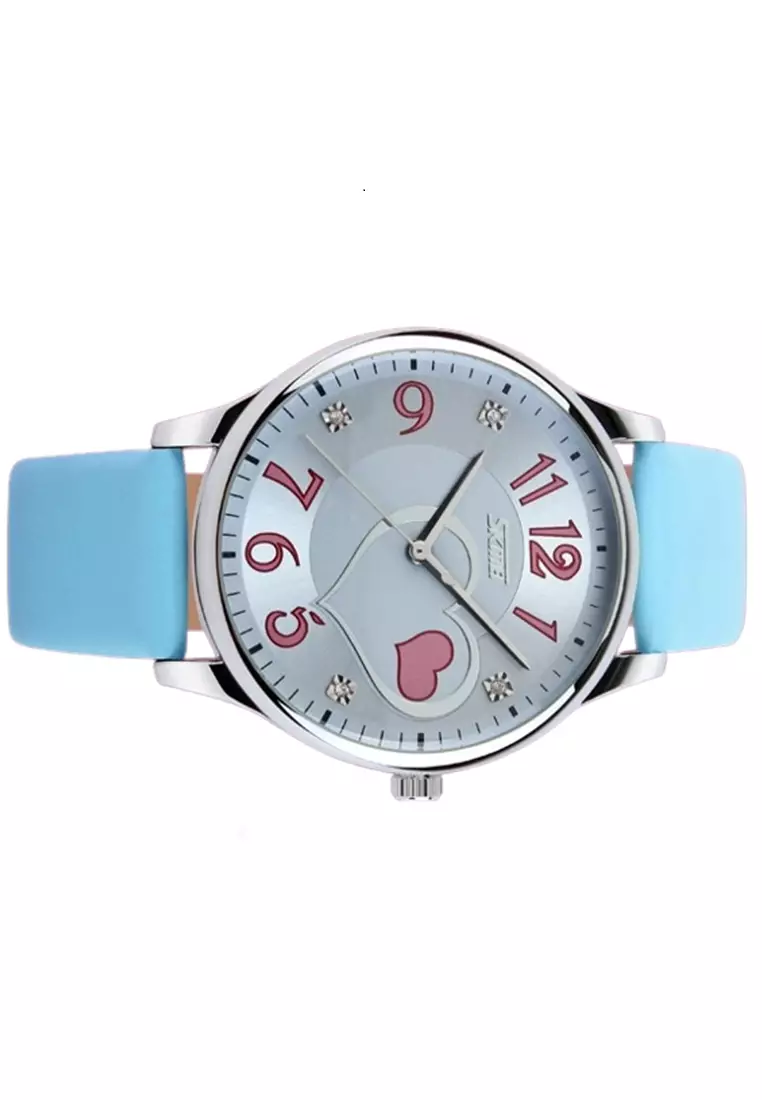 Jam Tangan Casual Analog Wanita Waterproof Strap Tali Material PU Leather PT04 ORIGINAL