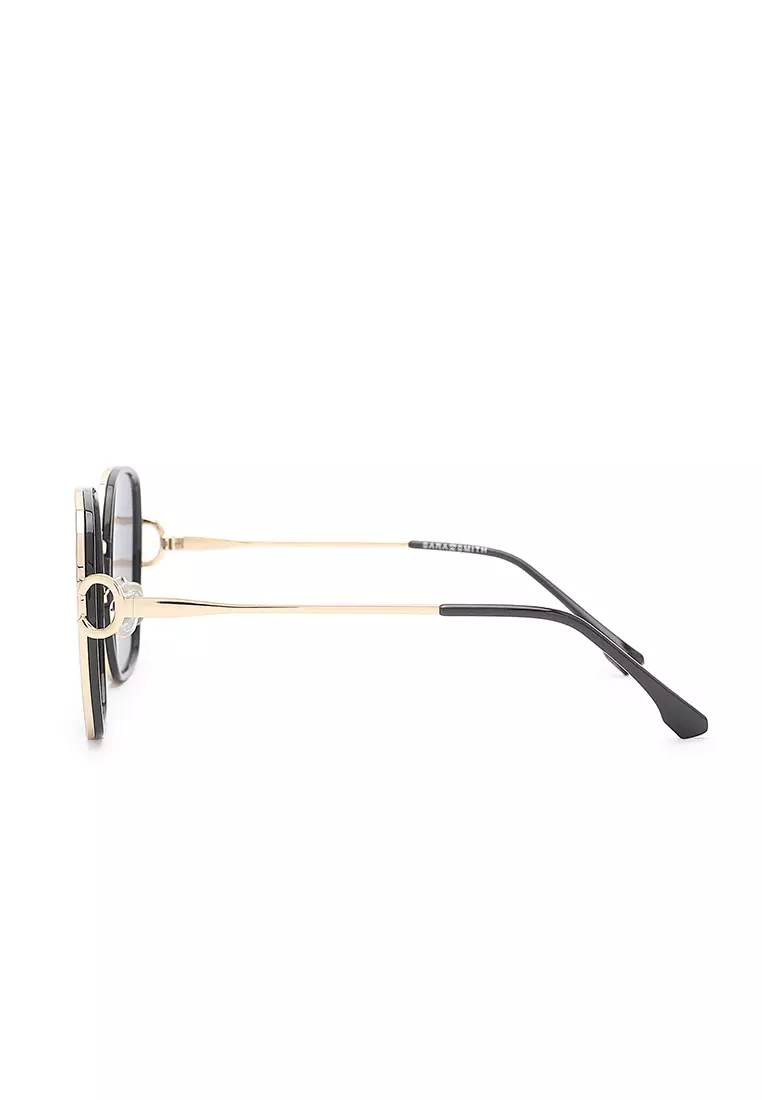 Unisex Fashion Sunglasses - Glossy Black / Grey