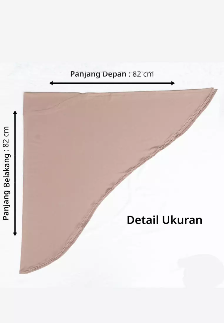 Jilbab Wanita Instan Curve Hijab Hazel Brown