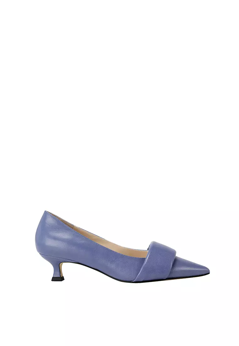 Discount on Beracamy  shoes - SKU: Beracamy Pointed Kitten Heel - Blue