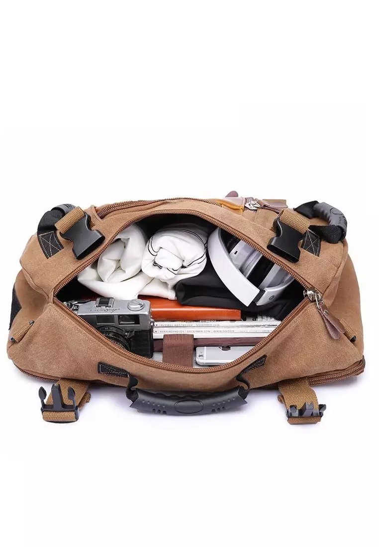 Ibagbar canvas backpack travel bag best sale