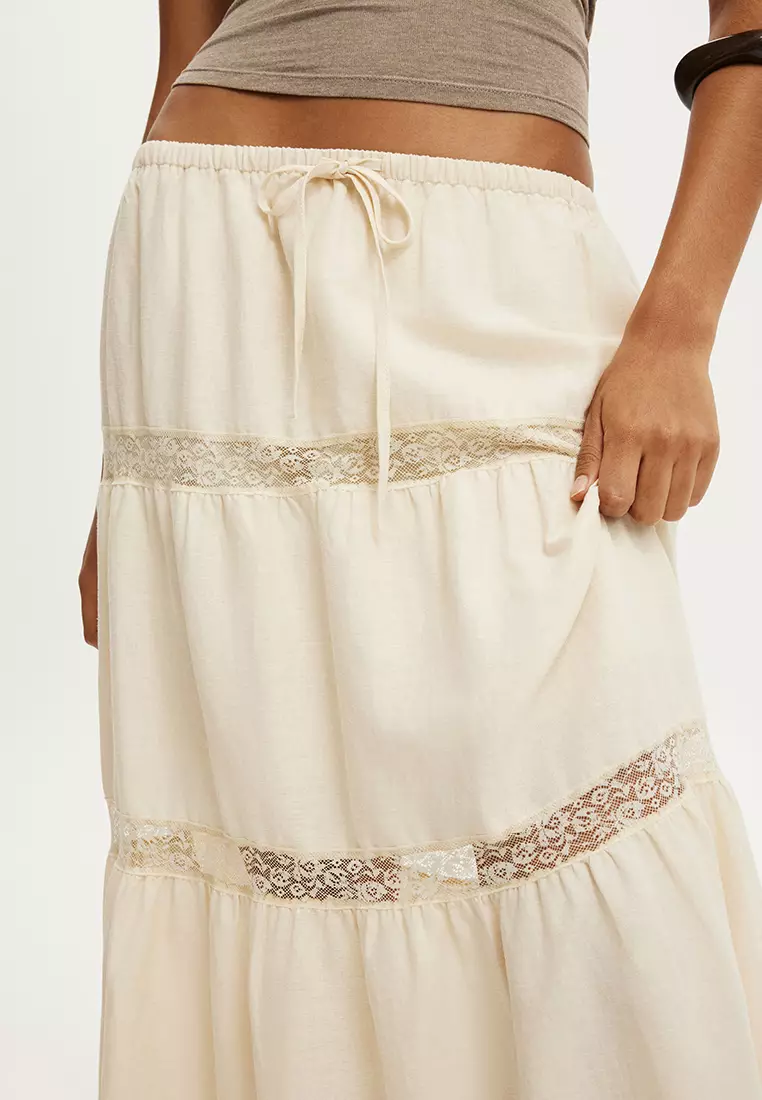 Haven Multi Tiered Maxi Skirt
