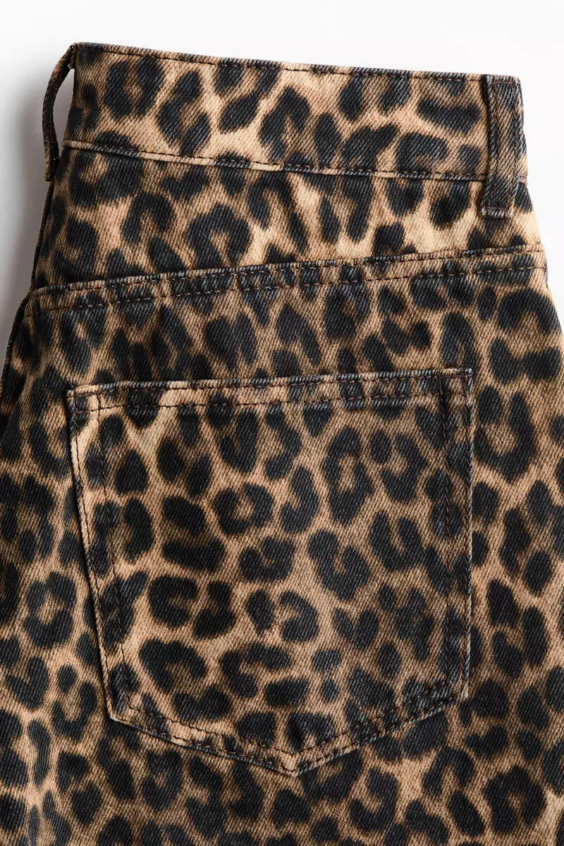 Denim Bermuda shorts