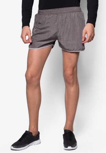 Sports - Running Shorts With Curve Hem