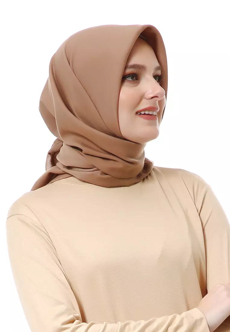 Vierra Jilbab Segiempat Paris Polos Premium Best Style - Milo