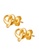 TOMEI gold TOMEI Simply Knot Earrings, Yellow Gold 916 (9Q-YG1270E-1C) (1.97g) 95CCFAC950CAFEGS_2