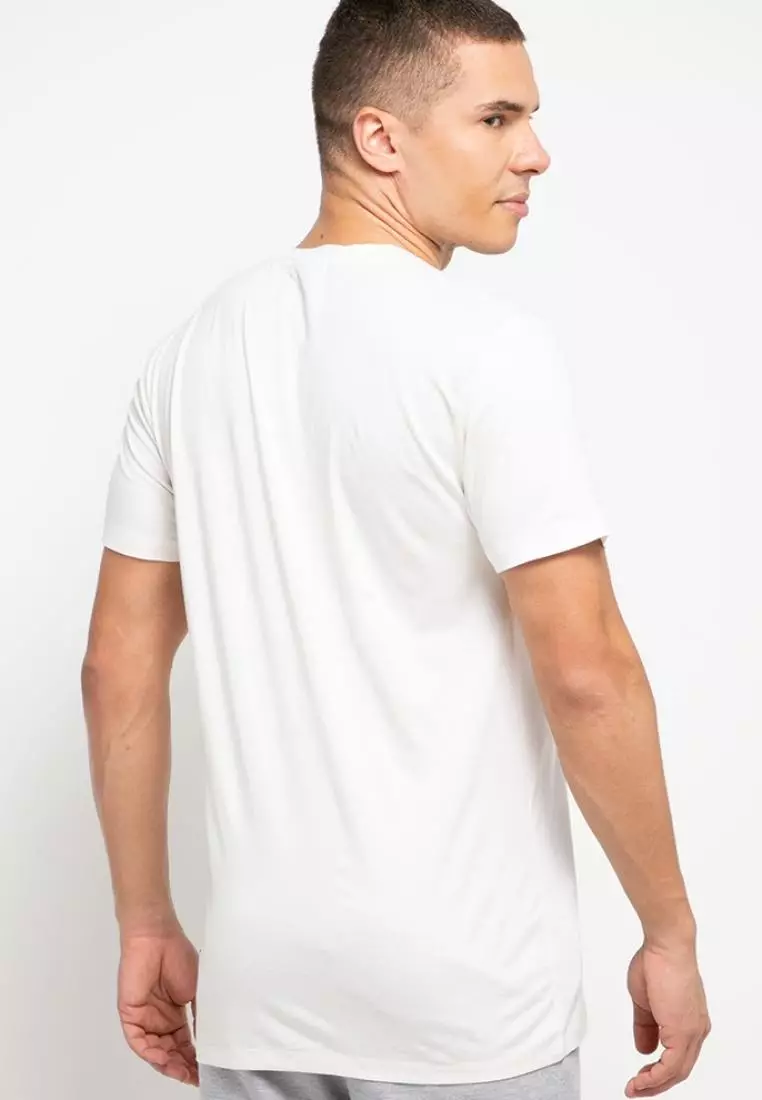 MTG21 draco vegan gator putih kaos pria