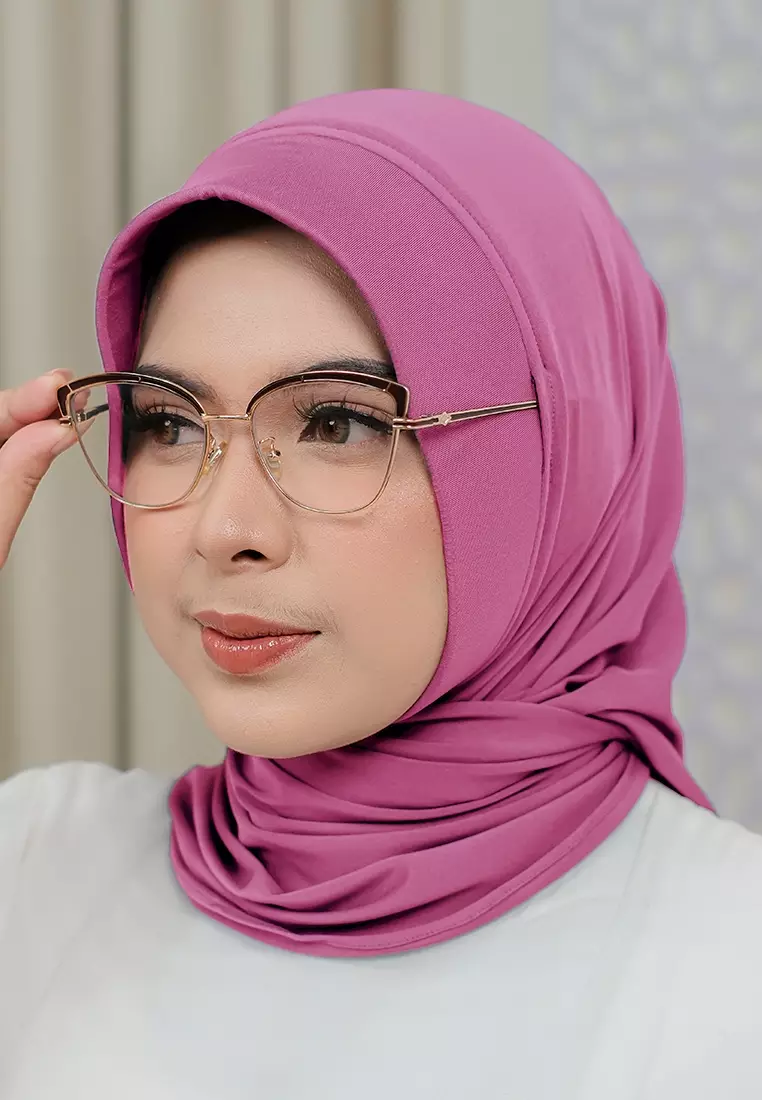 HIJAB INSTAN SOFTPAD AMEENA - PINK