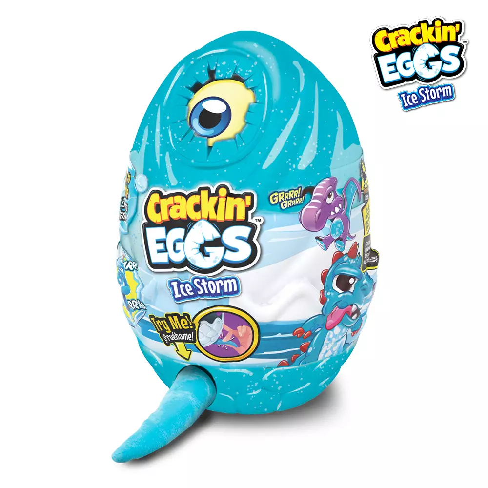 Crackin Eggs Dino Ice Fros-T-Rex - Mainan Telur Boneka