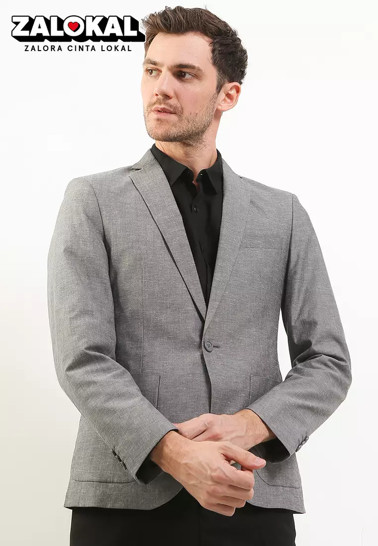 Cf Office Wear Blazer Standard Notch Lapel