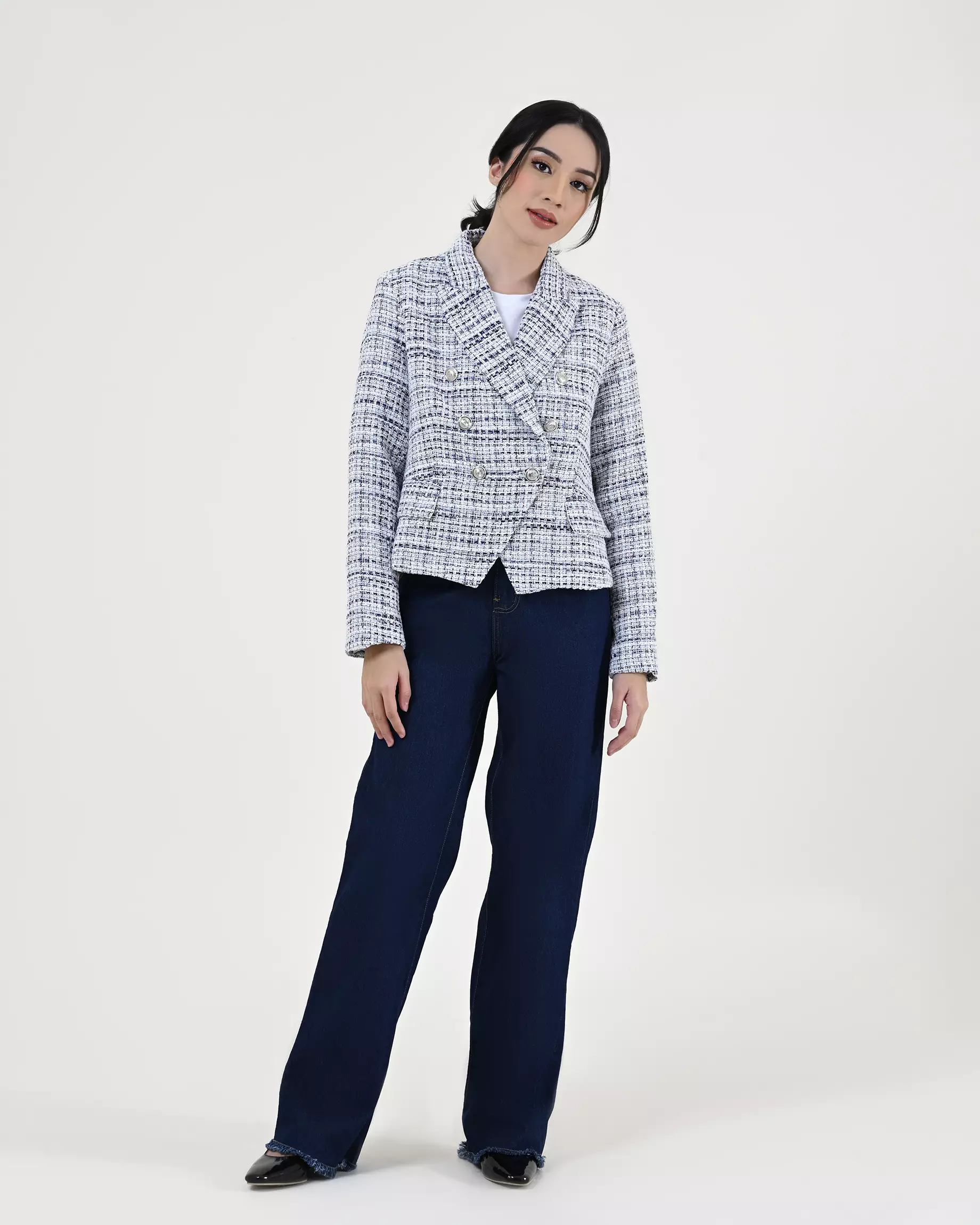 Geulis.id ORISHA BLAZER - Blue