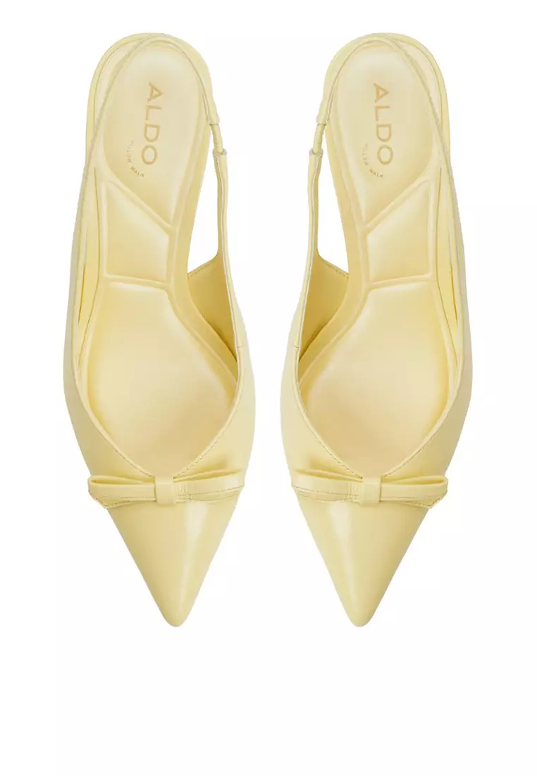 Luxuriant Slingback Kitten Heels