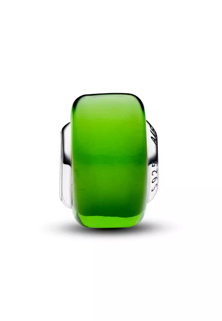 Pandora green online murano charm