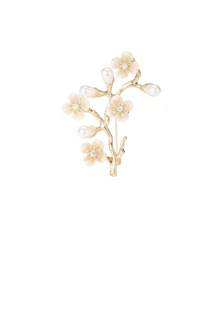 Cherry blossom sale brooch