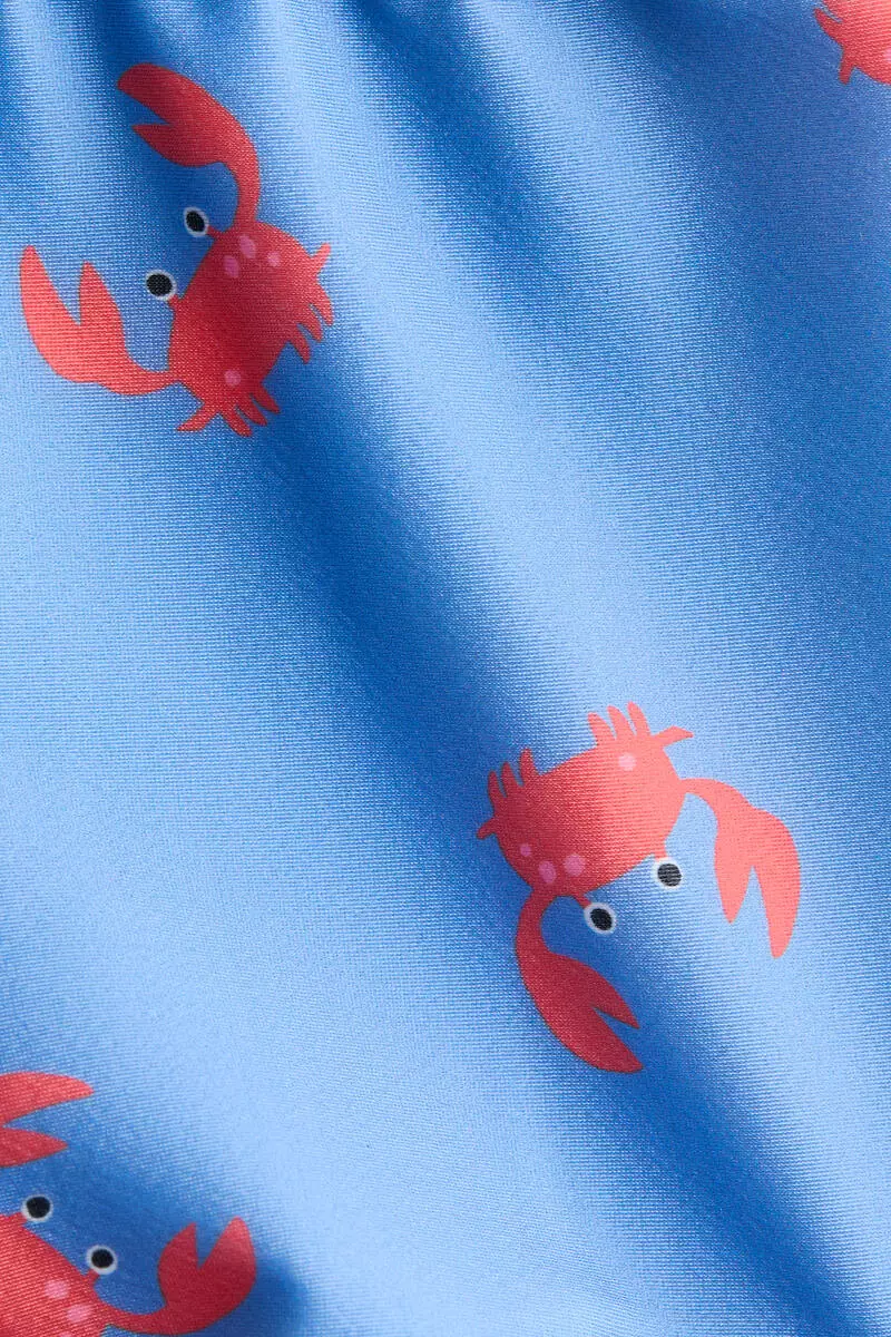 Printed swimming trunks