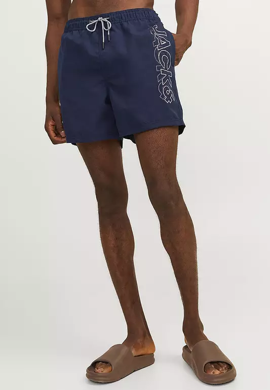 Fiji Double Logo Swim Shorts