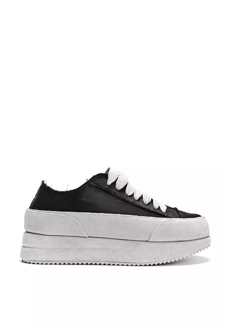 Discount on Twenty Eight Shoes  shoes - SKU: 2.5CM Hidden Heel Synthetic Leather Sneakers YLT-ZA-6