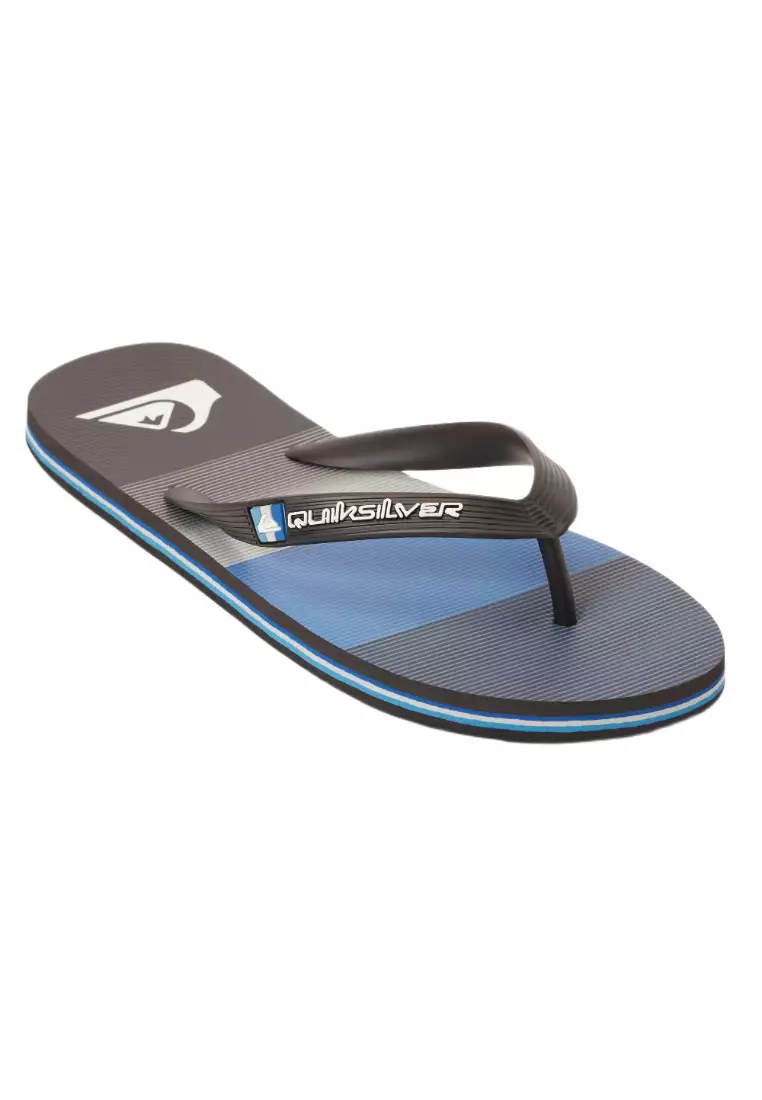 Mens Molokai Stripe Beach Flip Flops