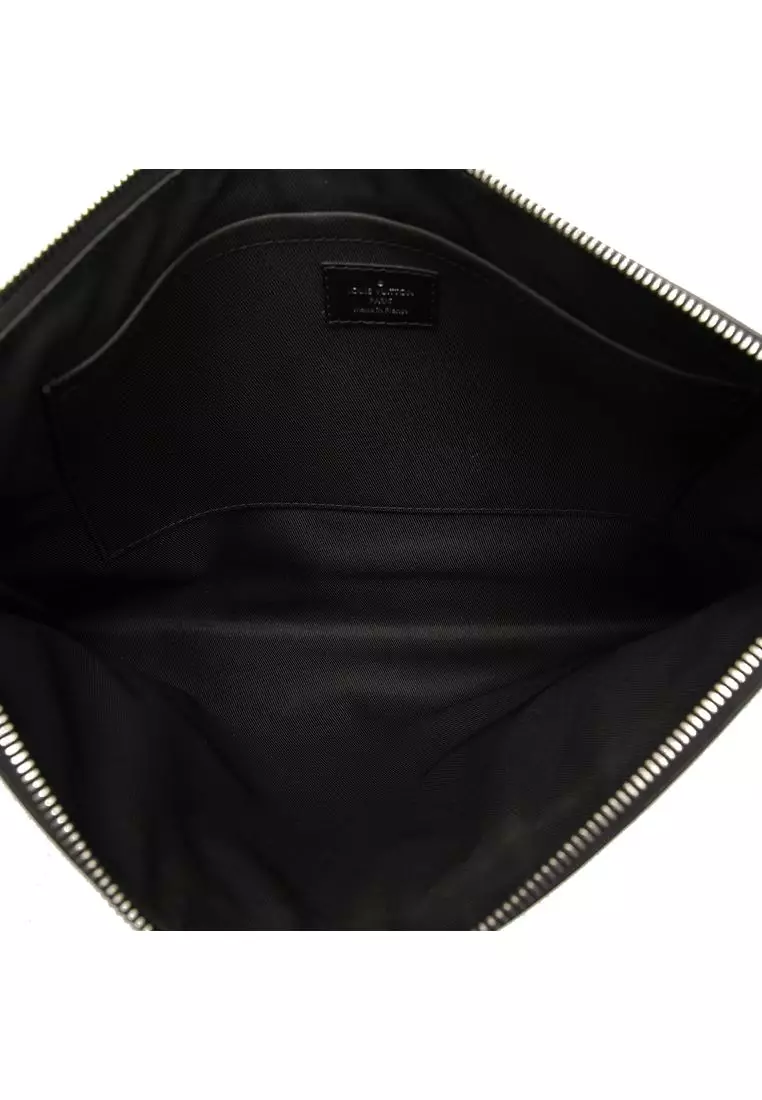 Pre-Loved Louis Vuitton Monogram Macassar Discovery Pochette Gm