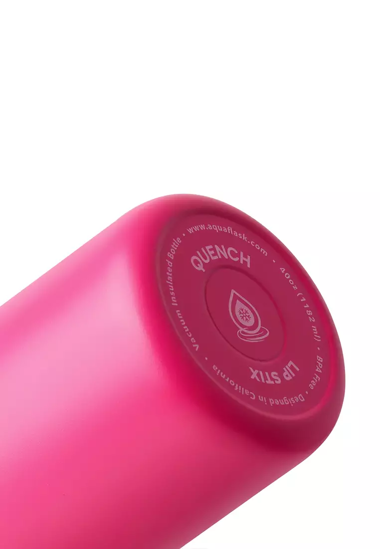 40oz Lip Stix Quench Collection Stainless Steel Water Bottle