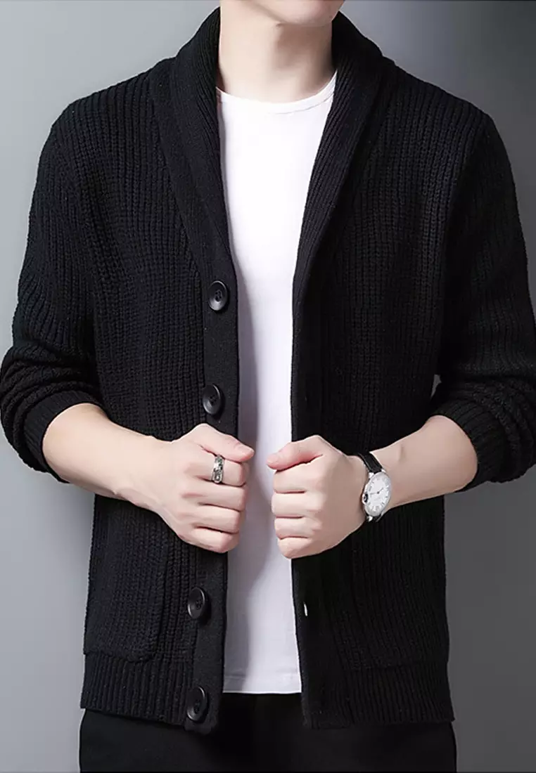 Jacquard Knitted Cardigan HT2531