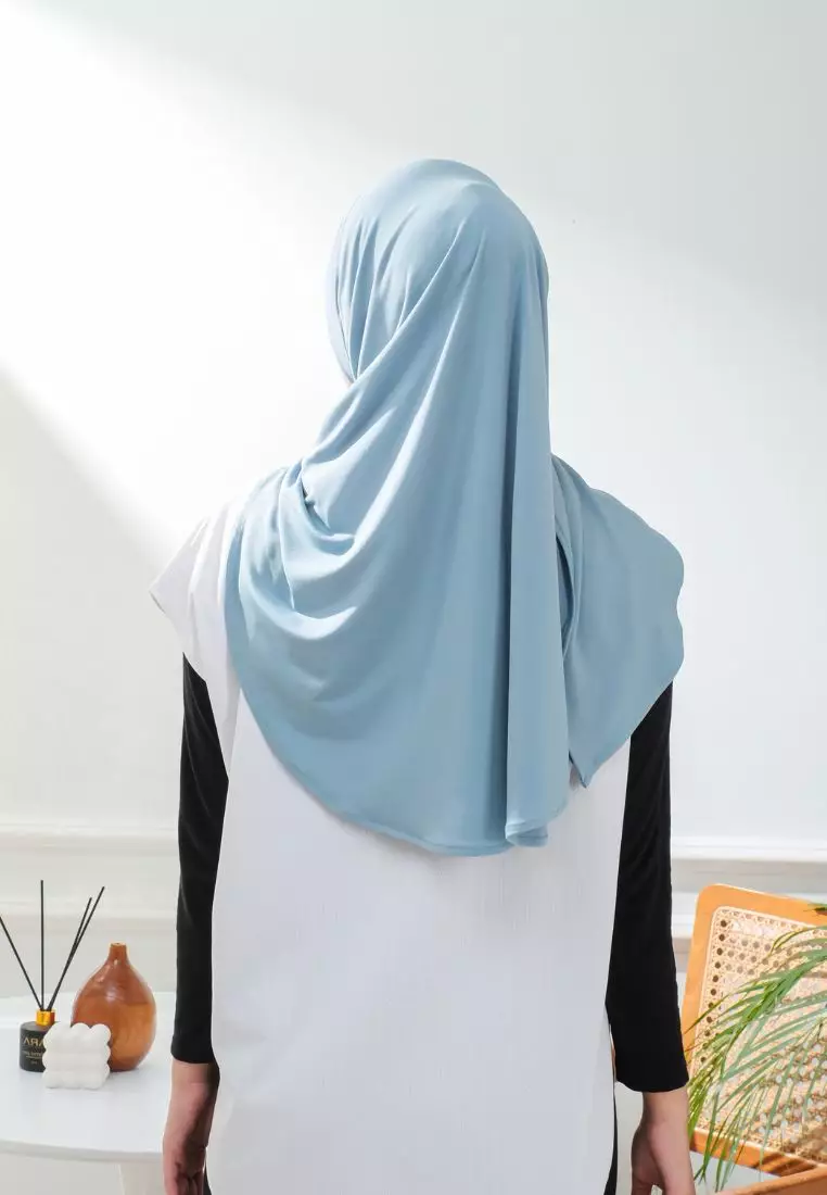 Segitiga Instan Oval Kania Dusty Blue