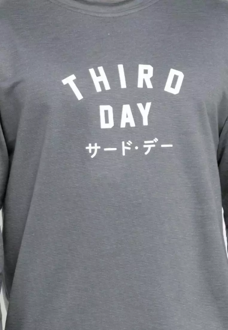 MOA02 Thirdday sweater td simple grey men