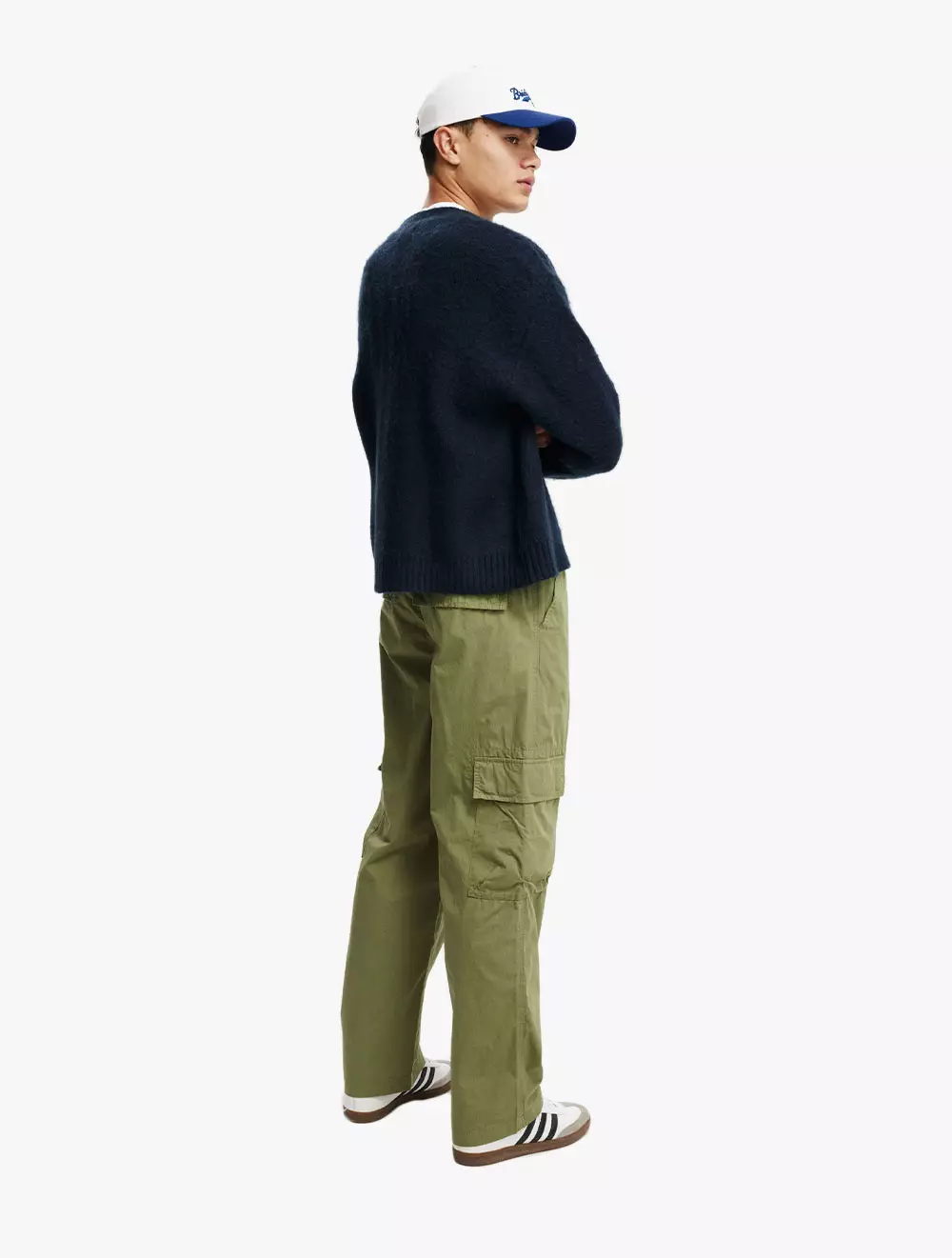 Cotton On - PANTS - Knox Baggy Cargo Pant - FOREST
