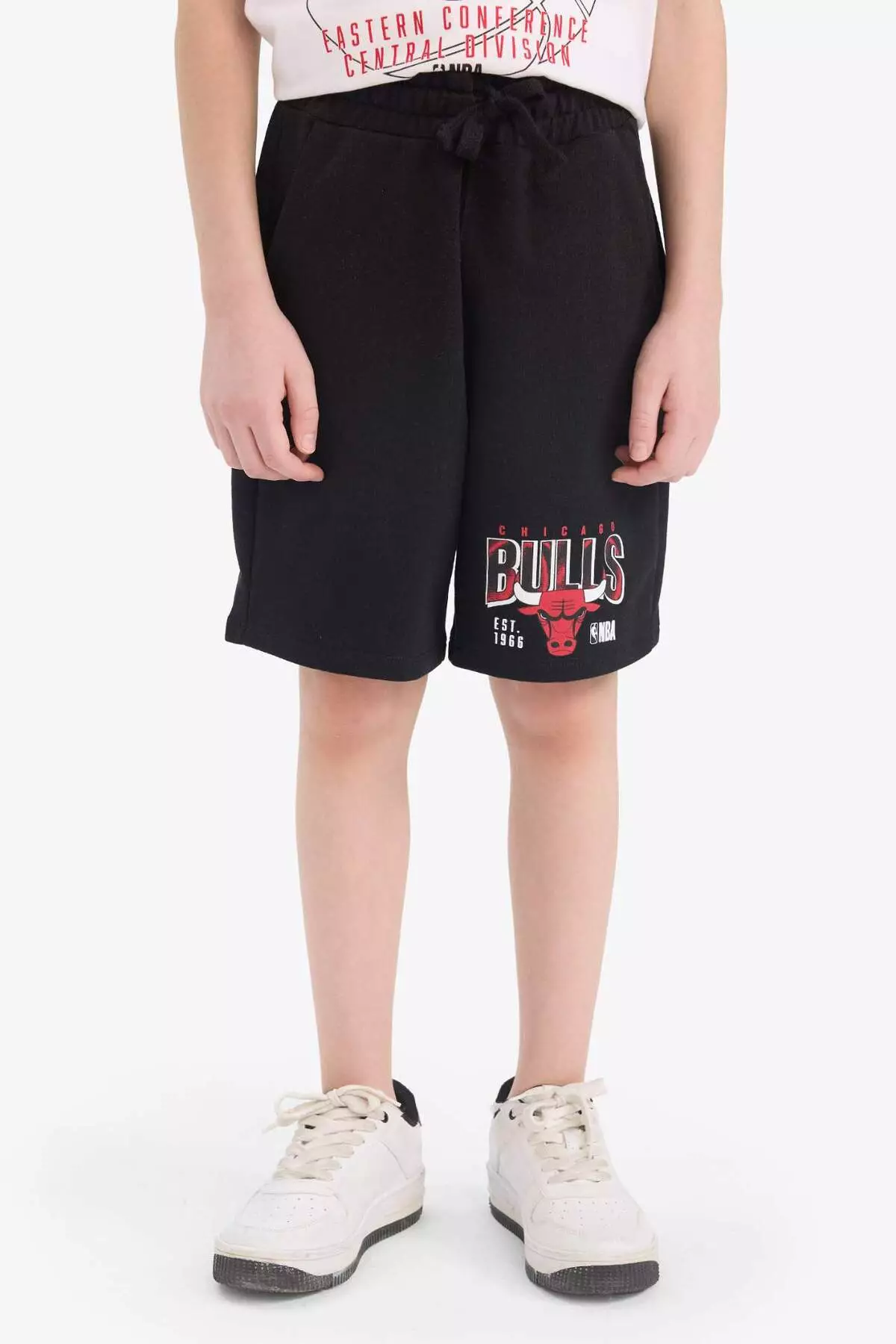 Boys Nba Chicago Bulls 2-Piece Set Hooded Sleeveless T-Shirt Elastic Waist Shorts E7104A825Hs