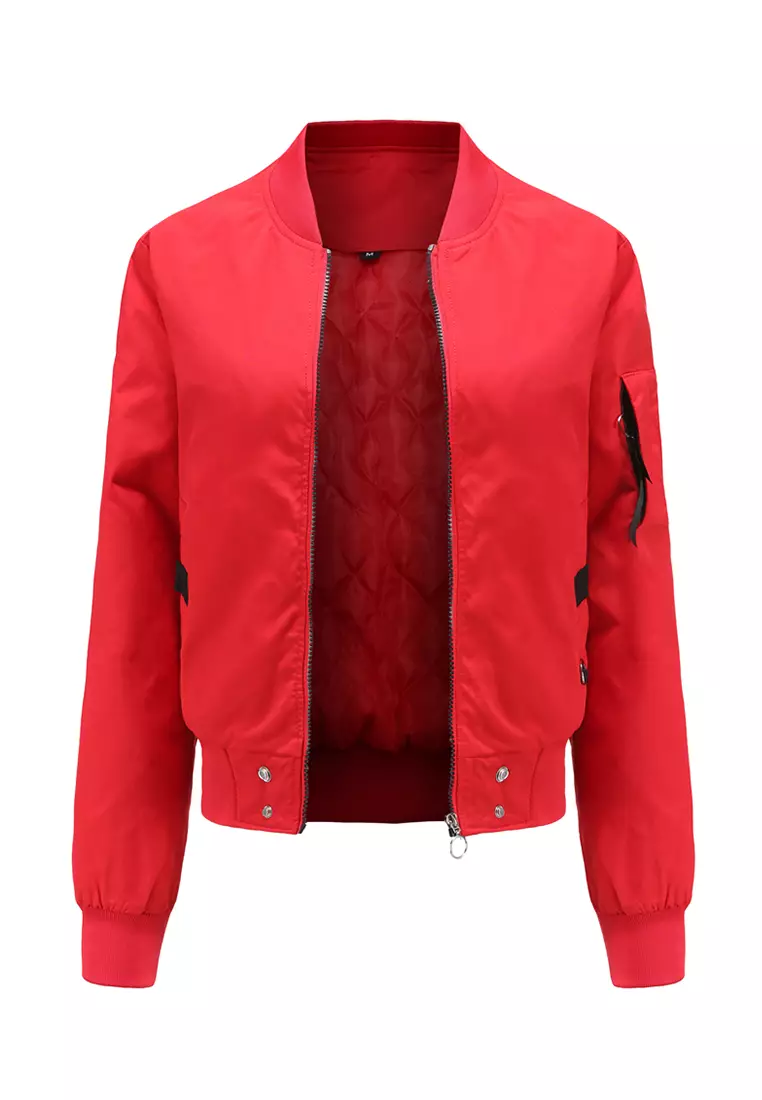 Bomber jacket deals with red tag