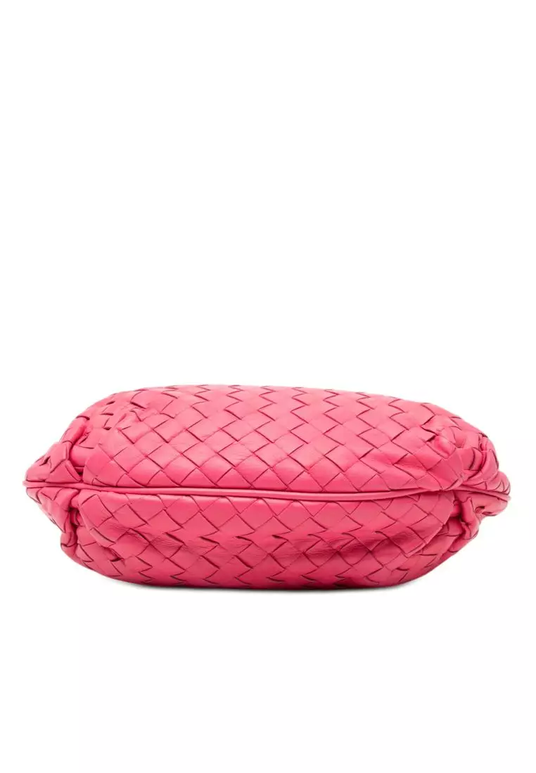 Pre-Loved Bottega Veneta Small Nappa Intrecciato Crossbody