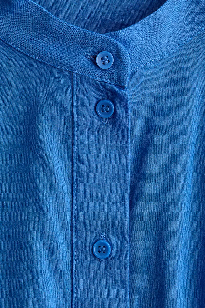 Cotton-blend blouse
