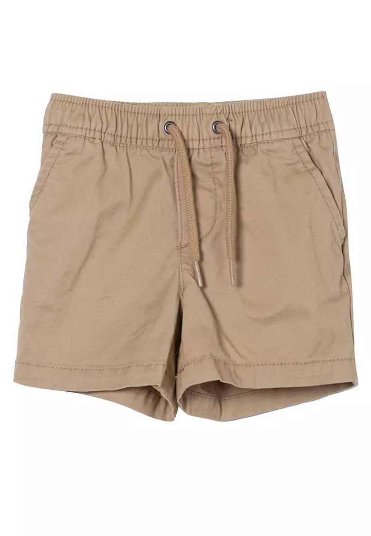 Girls pull on clearance khaki shorts