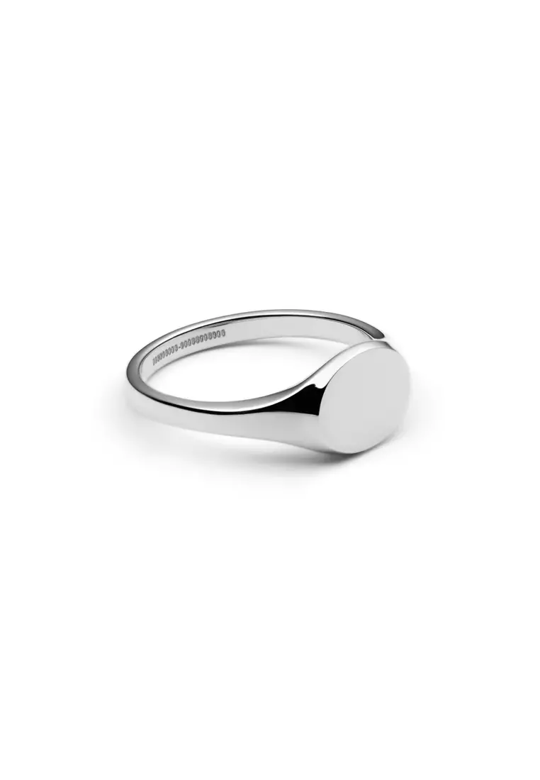 Classic Mini Signet Ring Silver - Unisex Ring for women and men stainless steel Ring DW Official Authentic Original