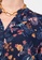 LC WAIKIKI blue Turtle Neck Floral Long Sleeve Viscose Women's Blouse A42BFAAE0F5DD9GS_4