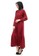 Evernoon red Natalia Dress Muslimah Wanita Long Sleeve Polos Design Casual Regular Fit - Maroon A7F1CAAA4F57D1GS_3