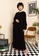 Lubna black Knit Camellia Dress 9720CAA8E141E0GS_1